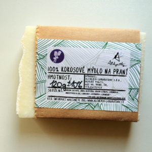 DSC 0025 - 100% kokosové mýdlo na praní - levandule