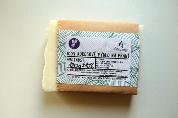 DSC 0025 - 100% kokosové mýdlo na praní - levandule