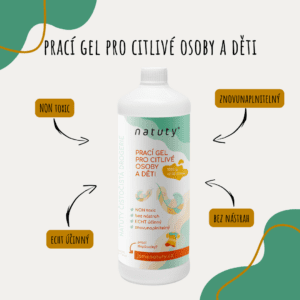 Prací gel pro citlivé osoby a děti